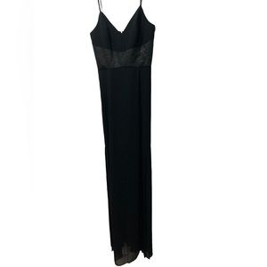 BCBGeneration Black Long Formal Dress- GORGEOUS- Sz 0-NWT!